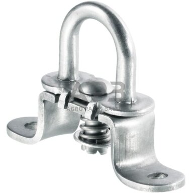 Tento tvirtinimo detalė ovali nerūdijanti plieninė 42x22 mm 51 mm PL10116