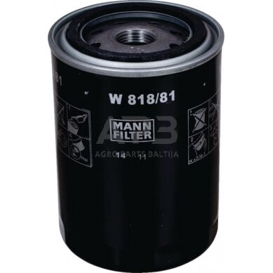 Tepalo filtras MANN-FILTER W81881 Tepalo filtras MANN-FILTER W81881