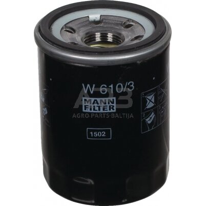 Tepalo filtras MANN-FILTER W6103