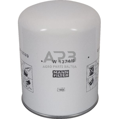Tepalo filtras MANN-FILTER W13749 Tepalo filtras MANN-FILTER W13749
