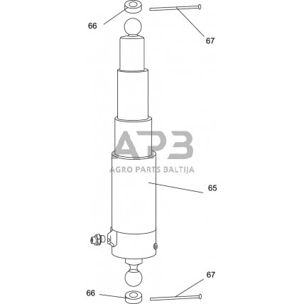 Teleskopinis cilindras Di Natale-Bertelli 4731S50 1 Teleskopinis cilindras Di Natale-Bertelli 4731S50 1