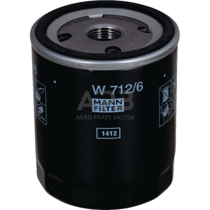 Tepalo filtras MANN-FILTER W7126 Tepalo filtras MANN-FILTER W7126