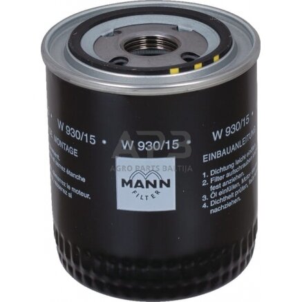 Tepalo filtras MANN-FILTER W93015 Tepalo filtras MANN-FILTER W93015