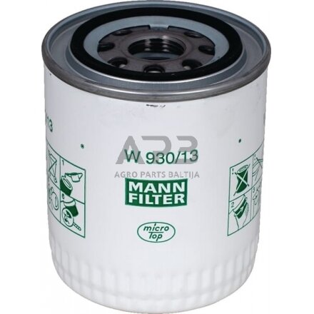 Tepalo filtras MANN-FILTER W93013 Tepalo filtras MANN-FILTER W93013
