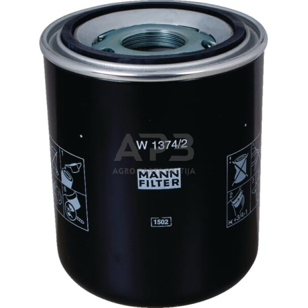 Tepalo filtras MANN-FILTER W13742 Tepalo filtras MANN-FILTER W13742