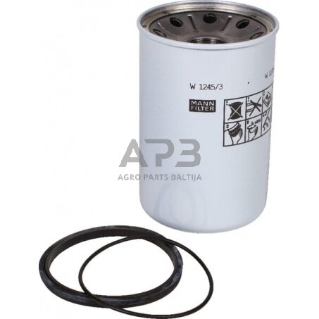 Tepalo filtras MANN-FILTER W12453X Tepalo filtras MANN-FILTER W12453X