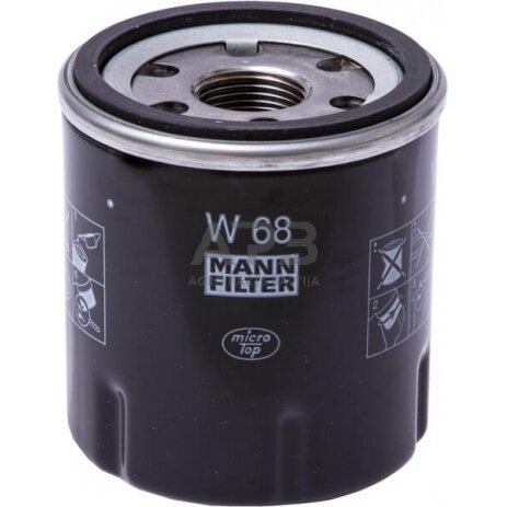 Tepalo filtras MANN-FILTER W68 2 Tepalo filtras MANN-FILTER W68 2