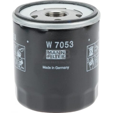 Tepalo filtras MANN-FILTER W7053 Tepalo filtras MANN-FILTER W7053