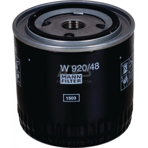 Tepalo filtras MANN-FILTER W92048 Tepalo filtras MANN-FILTER W92048