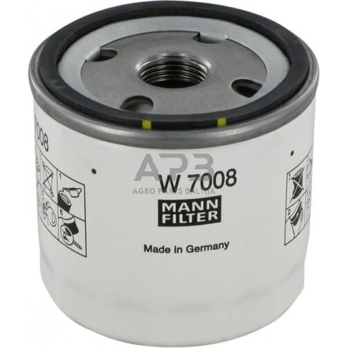 Tepalo filtras MANN-FILTER W7008 Tepalo filtras MANN-FILTER W7008