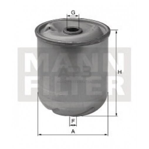 Tepalo filtras MANN-FILTER HZR906X 1 Tepalo filtras MANN-FILTER HZR906X 1