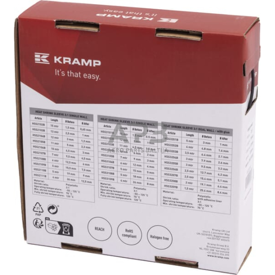 Terminis vamzdelis 1.5/0.5, 3:1, 15m, HSS3101B 5 Terminis vamzdelis 1.5/0.5, 3:1, 15m, HSS3101B 5