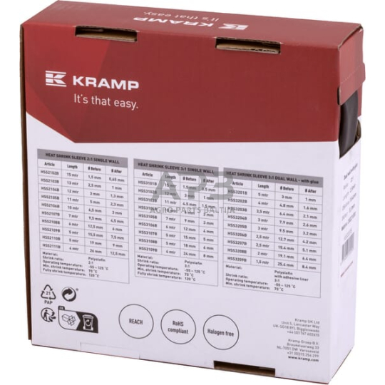 Terminis vamzdelis 15.4/5.1, 3:1, 2.5m, HSS3207B 5 Terminis vamzdelis 15.4/5.1, 3:1, 2.5m, HSS3207B 5