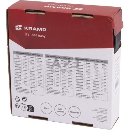 Terminis vamzdelis 19.10-6.40mm HSS3208B 2