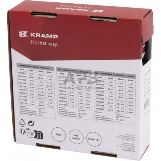 Terminis vamzdelis 7.9/2.6, 3:1, 3m, HSS3204B 5 Terminis vamzdelis 7.9/2.6, 3:1, 3m, HSS3204B 5