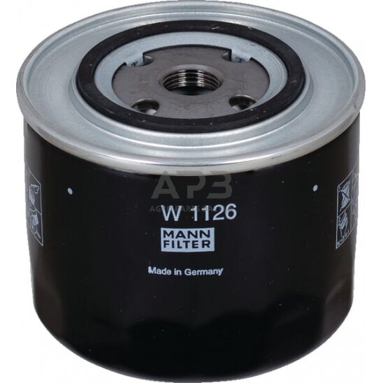 Tepalo filtras MANN-FILTER W1126 Tepalo filtras MANN-FILTER W1126