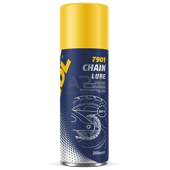 Tepalas grandinėms tepti MANNOL Chain Lube 200ml Tepalas grandinėms tepti MANNOL Chain Lube 200ml