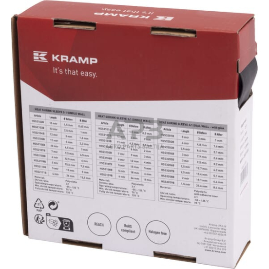 Terminis vamzdelis 26-12.5mm, 4m, HSS2111B 5 Terminis vamzdelis 26-12.5mm, 4m, HSS2111B 5