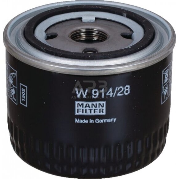 Tepalo filtras MANN-FILTER W91428 Tepalo filtras MANN-FILTER W91428