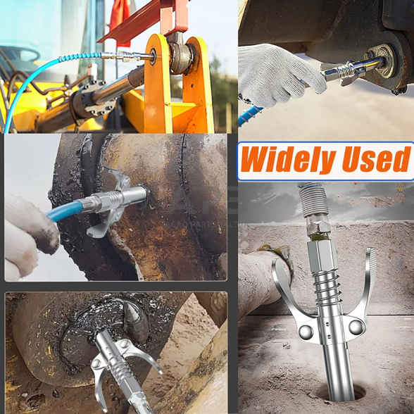 Tepimo preso antgalis 6 segmentų greito užspaudimo M10x1mm 1/8" 3 Tepimo preso antgalis 6 segmentų greito užspaudimo M10x1mm 1/8" 3