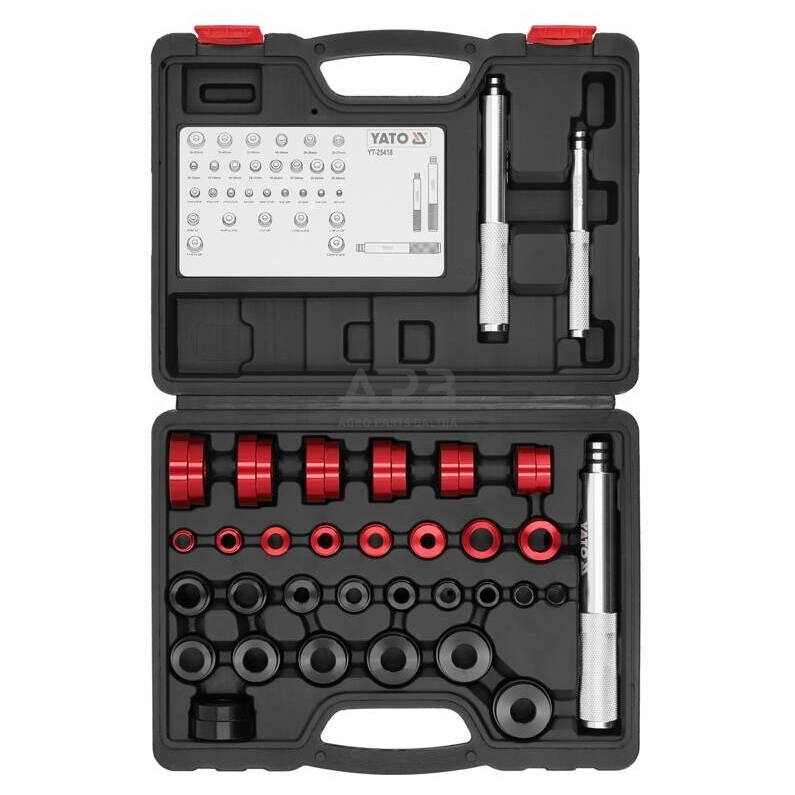 Tepalinių guolių/riebokšlių/sandarinimo žiedų presavimo rink. 33vnt.