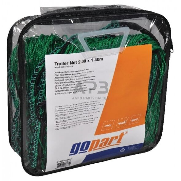 Tinklas priekabai 4.00x2.10m, gopart C400210GP Tinklas priekabai 4.00x2.10m, gopart C400210GP
