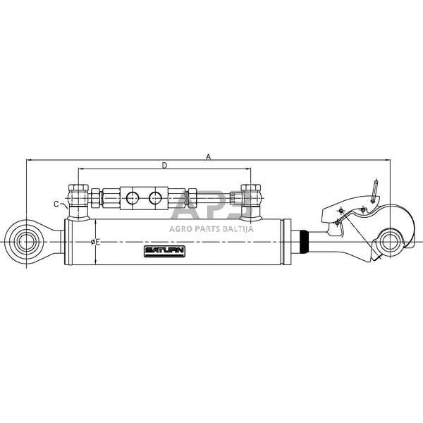 Toplink hidraulinis cilindras TCVNN305015011 3 Toplink hidraulinis cilindras TCVNN305015011 3