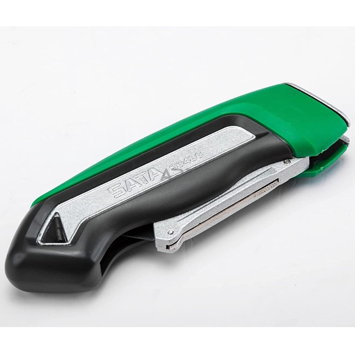 Trapecinis peilis su keičiama geležte užsilenkiantis 19mm 5 Trapecinis peilis su keičiama geležte užsilenkiantis 19mm 5