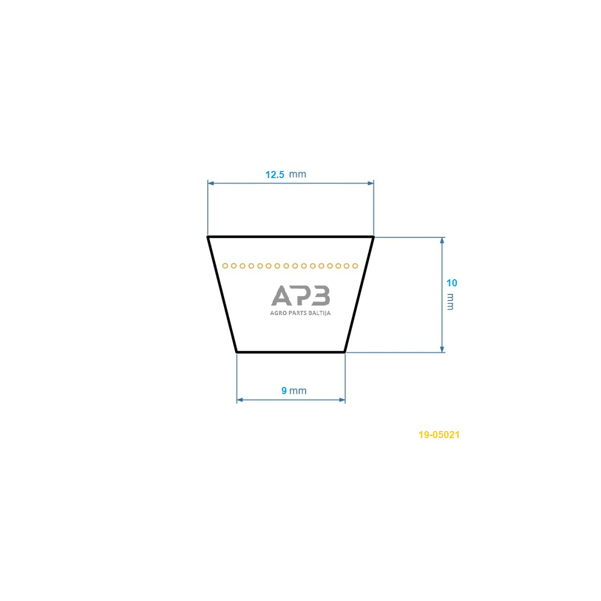 Trapecinis diržas Husqvarna 12,50x794mm Li, 12,50x850mm 534 10 02-41, 5341002-41, 534100241 1