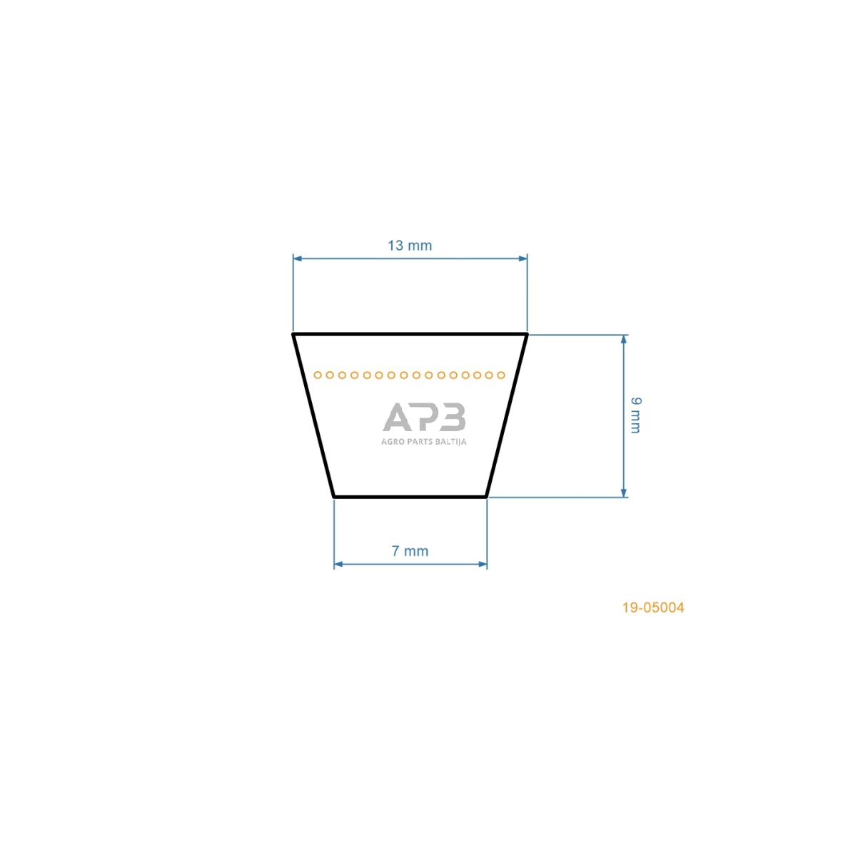 Trapecinis diržas Murray 12,70x2108mm La 037X63MA, 37X63 2 Trapecinis diržas Murray 12,70x2108mm La 037X63MA, 37X63 2