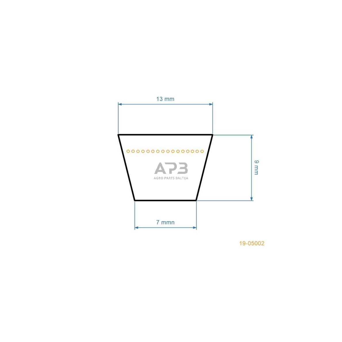 Trapecinis pjaunamosios diržas Partner 532144959 pjaunamosios plotis 42 (107 cm) 13x2360mm Li, 13x2410mm La 1 Trapecinis pjaunamosios diržas Partner 532144959 pjaunamosios plotis 42 (107 cm) 13x2360mm Li, 13x2410mm La 1