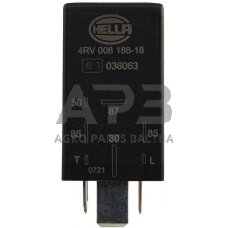 Traktoriaus pašildymo relė Hella 12V, 7 kontaktų 4RV008188181