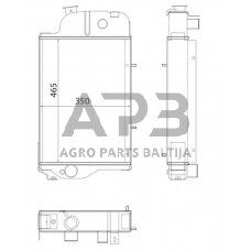 Traktoriaus radiatorius AL39290N