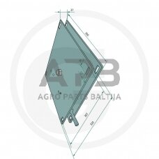 Traktoriaus sėdynės plokštė rotacinė 240ACC017B