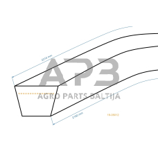 Trapecinis eigos diržas Craftsman 532178138 13x2160mm Li, 13x2210mm La