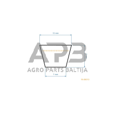 Trapecinis eigos diržas Craftsman 532194346 13,00x2488,00mm La 13,00x2438,00 Li
