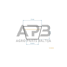 Trapecinis pjaunamosios diržas Craftsman 532144200 pjaunamosios plotis G38 (96 cm) 13x2210mm Li, 13x2260mm La