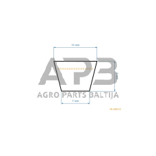 Trapecinis pjaunamosios diržas Craftsman 532193214 pjaunamosios plotis 37 ( 96 cm) 13x2240mm Li, 13,00x2290mm La