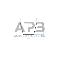 Trapecinis pjaunamosios diržas Husqvarna 2146XLS, 2246LS, YTH200 Twin, YTH20K46, YTH2146XP, YTH2246, YTH2546 Twin, YTH2546TD, LT2246LS, LT2346XLS pjaunamosios plotis 46 ( 117 cm ) 13x2650mm Li, 13x2700mm La