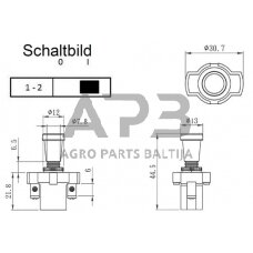 Traukiamas jungiklis 12.5A 24V Pneutron EL230010