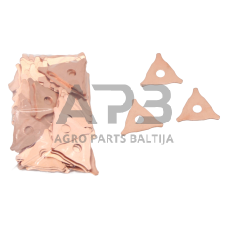 Trikampių poveržlių rinkinys 10vnt. taškinio lyginimo aparatams