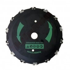 Trimerio pjovimo diskas grandininis 230,00 mm x 25,40 mm 14T