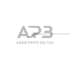 Trosas su galu Z išmatavimai 1,40 mm x 2500 mm, Z formos kabliukas Ø x ilgis 4 x 25 mm