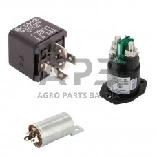 Traktoriaus rėlės ir solenoidai