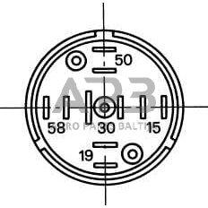 Traktoriaus užvedimo spynelė Cobo 0-1-P-2, 14307000 2 Traktoriaus užvedimo spynelė Cobo 0-1-P-2, 14307000 2