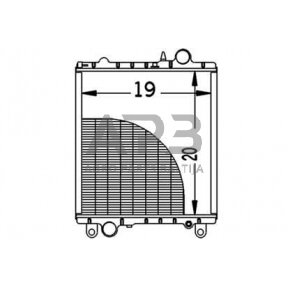 Traktoriaus radiatorius Vapormatic VPE3090