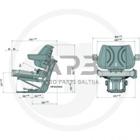 Traktoriaus sėdynė 240920201