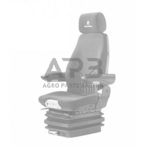 Traktoriaus sėdynės užvalkalas dirbtinės odos Grammer sėdynėms Actimo MSG95G /732 MSG95A /742 MSG97AL /722 MSG95A /722, I60446KR