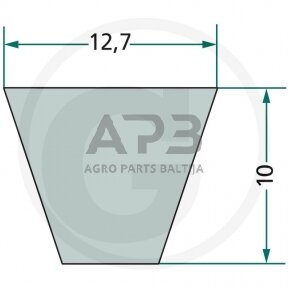Trapecinis diržas SPB 16,3x3405mm Li, 16,3x3472mm La