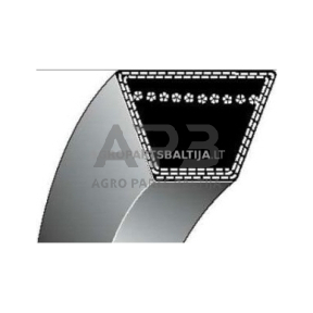 Trapecinis pjaunamosios diržas Husqvarna 2754 GLS, GTH 2454 T, GTH 26 K 54, GTH 26 K 54 T, GTH 2654 T, LGT 2654, YTH 2454, LGT2554, LT2227A2, 532 19 61-03, 532196103, 196103, 587 68 67-01, 587686701, 686701 15,88x3759,20mm La
